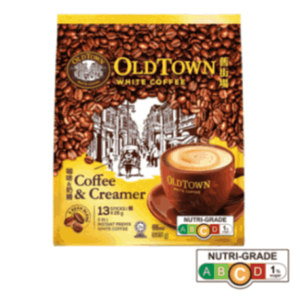 OldTown 2-in-1 Instant White Coffee & Creamer 13'S 25g