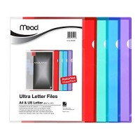 Mead Translucent PP L-Shape Folder (10 Folders) A4 (2 Colour Each)