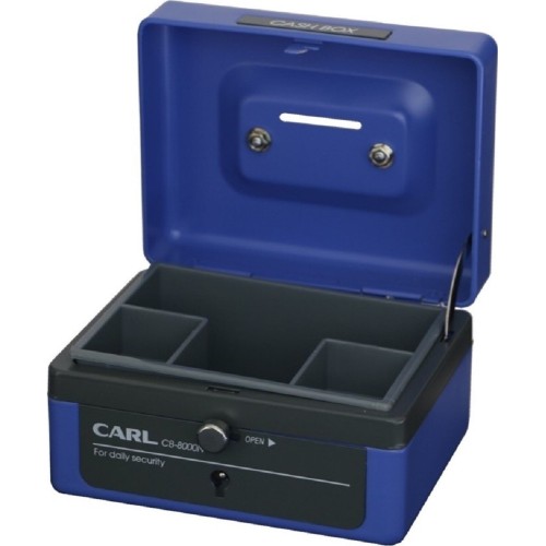 Carl Cash Box (104 x 125 x 74mm) CB-8000N 5"