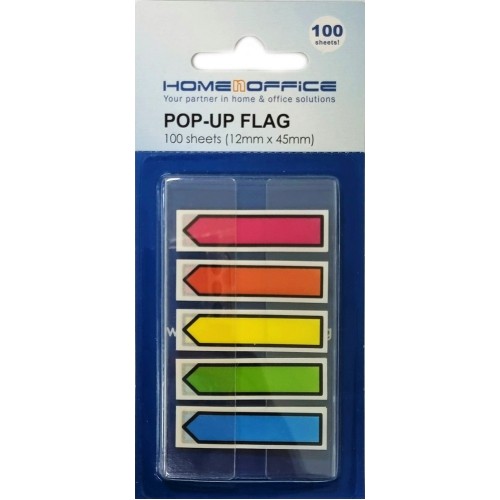 HnO Pop-Up Flags (0.5" x 1.7") 5-Colour Arrow