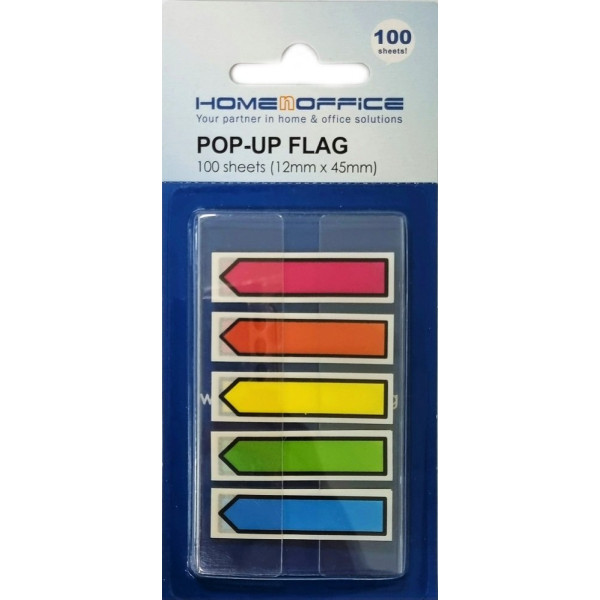 HnO Pop-Up Flags (0.5" x 1.7") 5-Colour Arrow