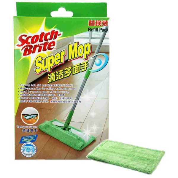 3M Scotch-Brite Super Mop w/Scrapper Refill