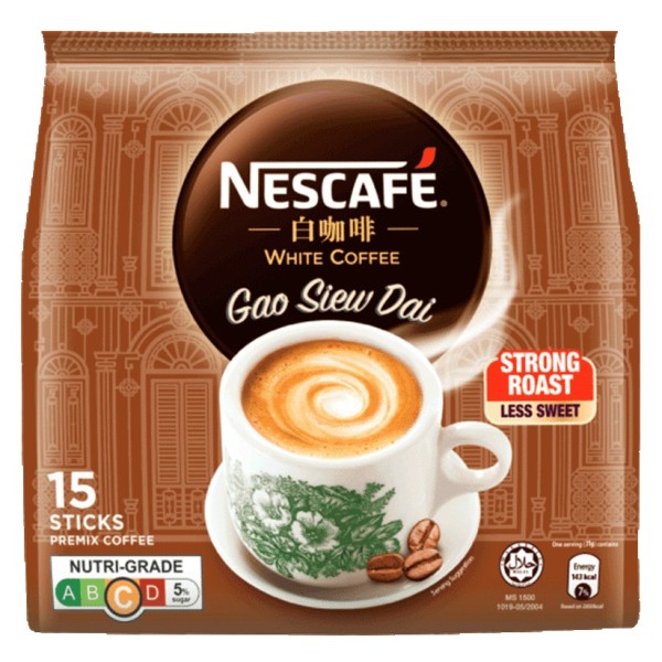 Nescafe White Coffee Gao Siew Dai (15 Sachets) 31g