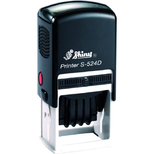 Shiny S-524D Custom-Made Self-Inking Stamp (24 x 24mm)