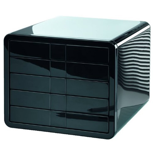 HAN File Cabinet 5 Drawers (355 x 295 x 247mm) iBox Design Black