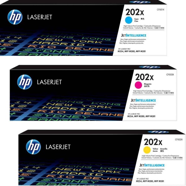 HP Toner Cartridge (202X) Colour