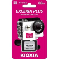 KIOXIA Exceria Plus microSD 4K Card 32GB w/SD Adapter