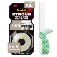 3M Scotch Indoor Permanent Mounting Tape (12mm x 1.5m)