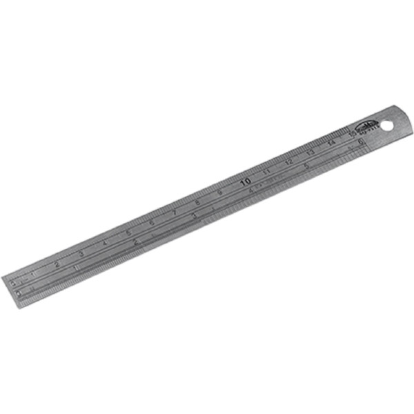 Stainless Steel Ruler (6", 15cm)