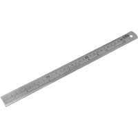 Stainless Steel Ruler (12", 30cm)