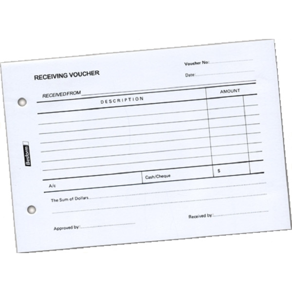 Receiving Voucher Pad (100 Sheets)