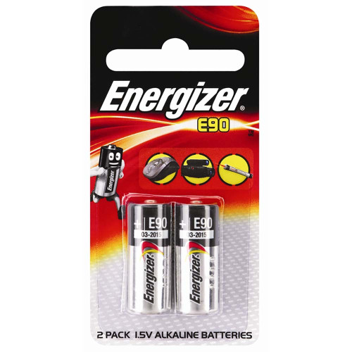 Energizer Alkaline Battery 1.5V (E90 N Size) 2'S