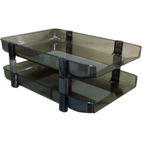 2-Tier Document Tray Smoke