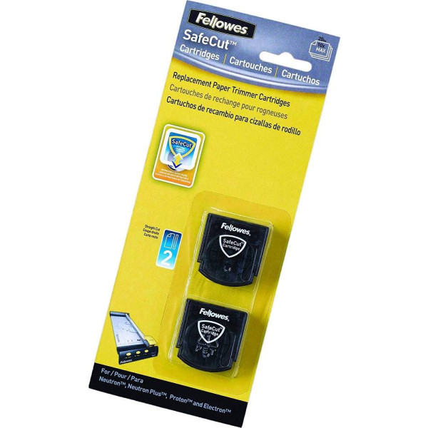 Fellowes SafeCut Replacement Blades 2'S Straight(Neutron, Neutron Plus, Proton, Electron)