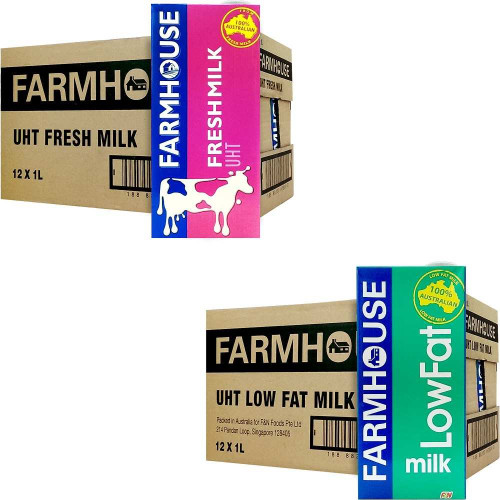 Farmhouse UHT Milk 12'S 1L