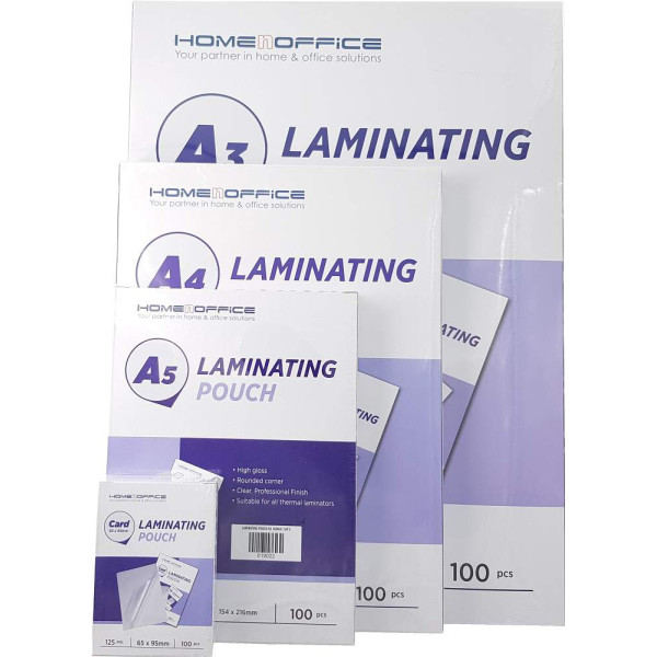 HnO 100MIC Laminating Pouch 100'S A4