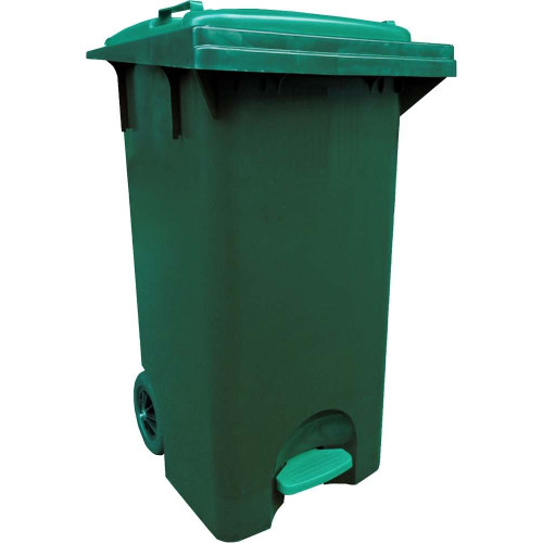 Mobile Waste Bin w/Pedal (56 x 50 x 84cm) 120L