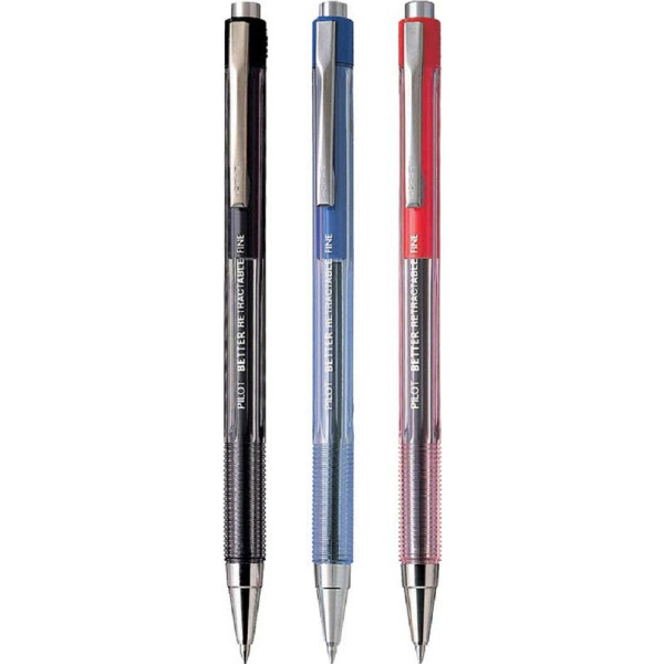 Pilot Better Retractable Ballpoint Pen Fine