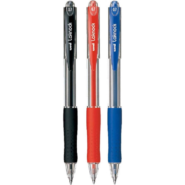 Uni Laknock Ballpoint Pen 0.7mm Retractable