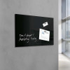 Sigel Magnetic Glass Board artverum (60 x 40 x 1.5cm) Black - With Installation