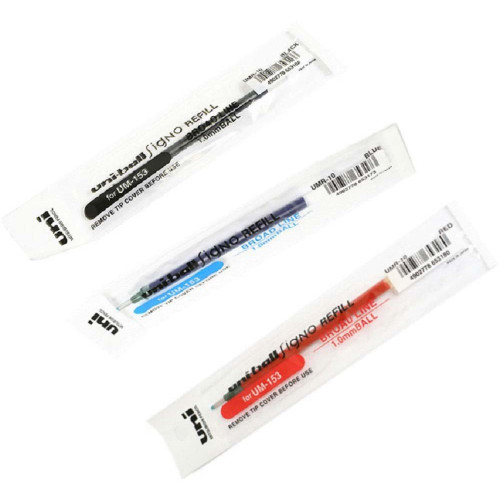 Uni-Ball Signo Broad UM-153 Gel Ink Pen 1.0mm Refill