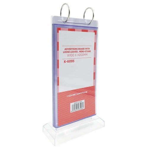 HnO Menu Stand - 6 Pages 100mm x 200mm
