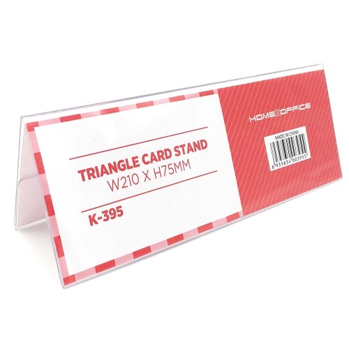 HnO Triangle Double-Sided Card Stand (210 x 75mm)