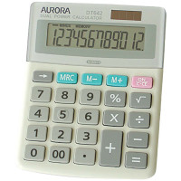 Aurora Desktop Calculator (134 x 107 x 34mm) DT642 12 Digits