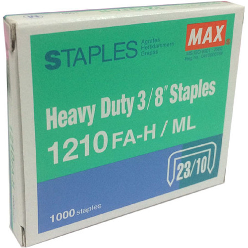 Max Heavy Duty 3/8" Staples 1210FA-H/ML