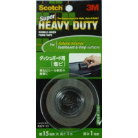 3M Scotch Super Heavy Duty Double-Sided Foam Tape KCV-15 (15mm x 1m) Vehicle Interior Grey