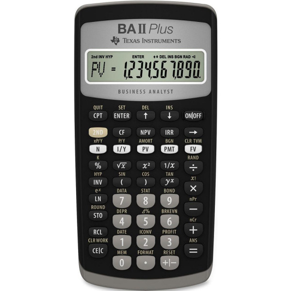 Texas Instruments Financial Calculator BA-II-Plus