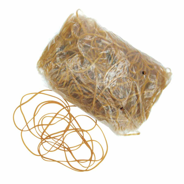 Rubber Bands 400g Natural