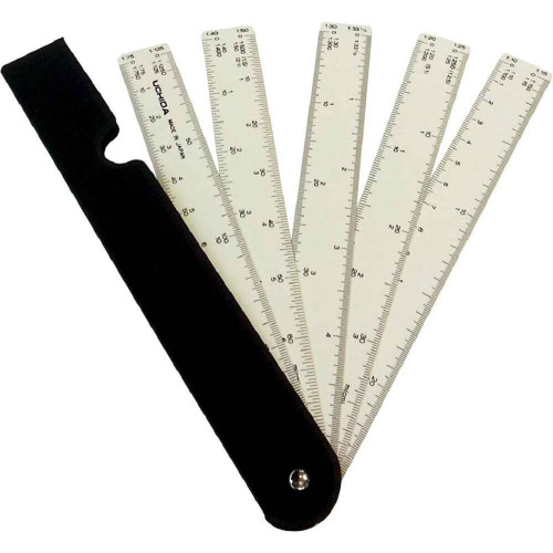 Uchida Fan Scale Ruler