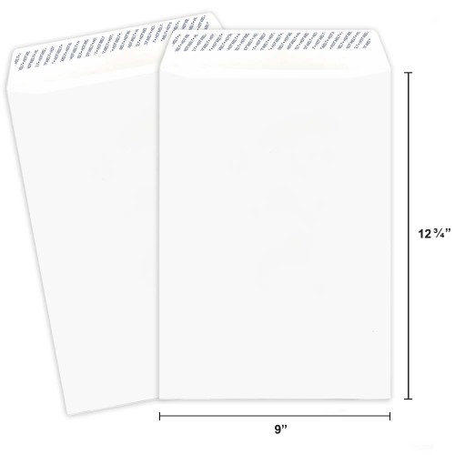 White Envelope C4 (A4) Peel & Seal 250’S