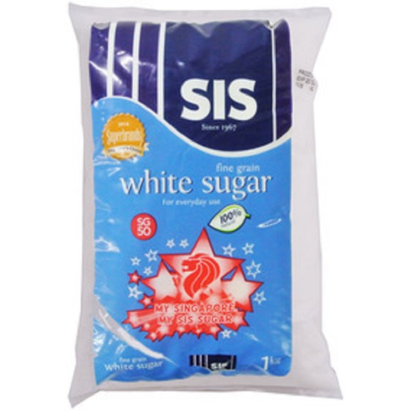 SIS Fine Grain White Sugar 1kg