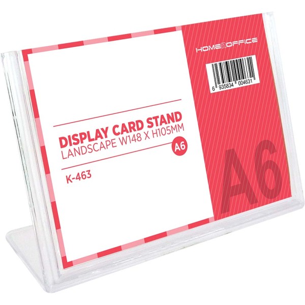 HnO Display Card Stand A6 (148 x 105mm) Landscape
