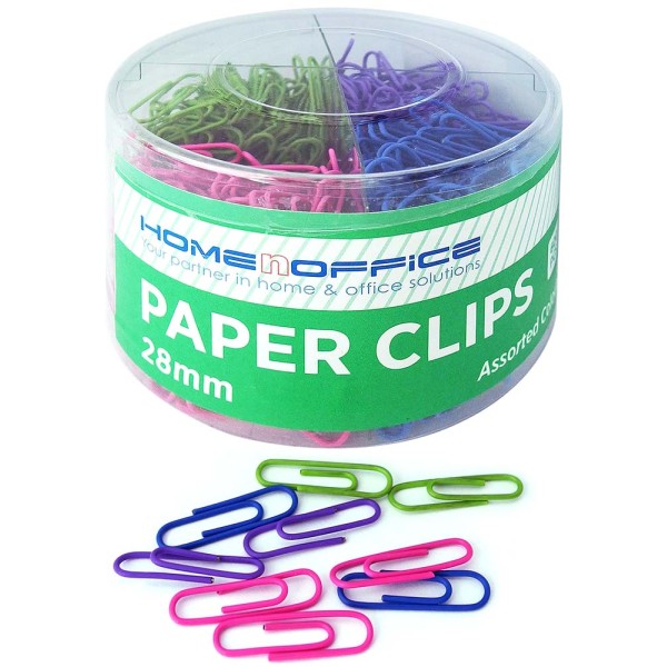 HnO Colour Paper Clip 28mm 600'S