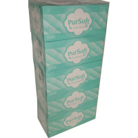 PurSoft Professional 2-Ply Facial Tissue Box (40 Boxes) 200 Sheets