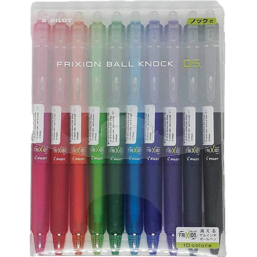 Pilot Frixion Ball Clicker 0.5mm Retractable 10'S