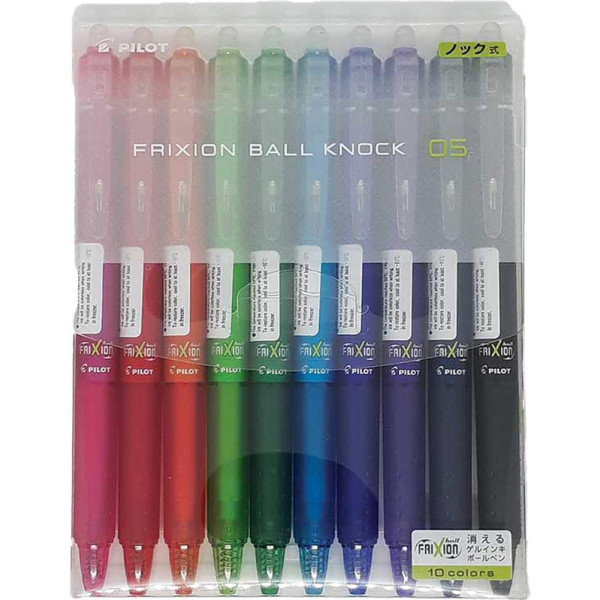 Pilot Frixion Ball Clicker 0.5mm Retractable 10'S