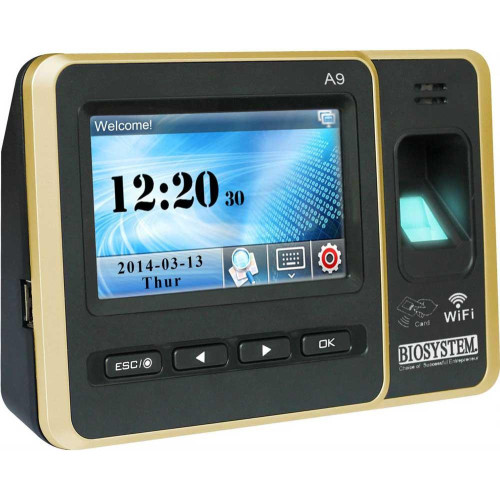 Biosystem Touch-Screen Finger Scan Time Attendance System A9 - With Installation