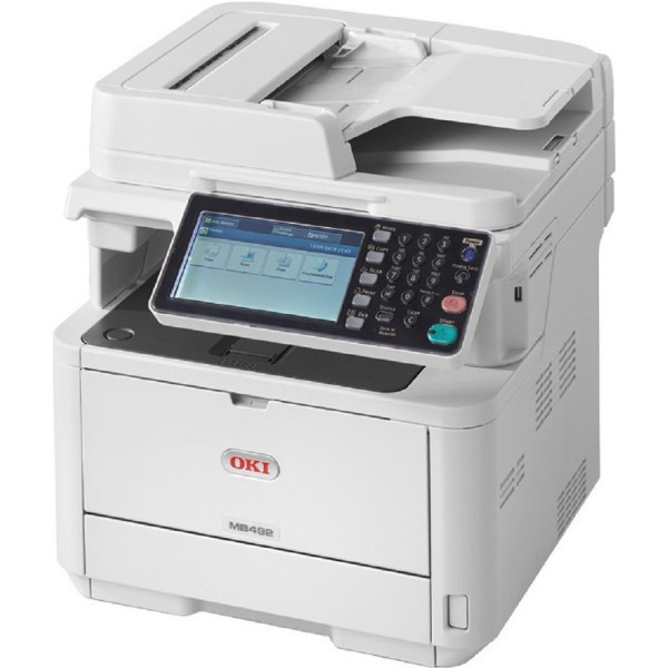 OKI 4-in-1 High-Speed Monochrome Multi-Function LED Laser Printer MB492dn