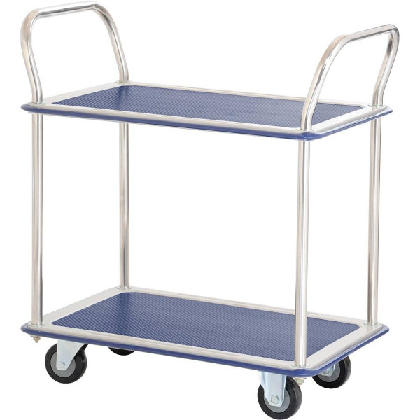 2-Tier Double-Handle Trolley Cart (785 x 485 x 860mm) 220kg