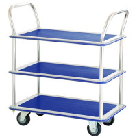 3-Tier Double-Handle Trolley Cart (765 x 485 x 860mm) 220kg