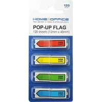 HnO Pop-Up Flags (0.5" x 1.7") 4-Colour Sign & Date