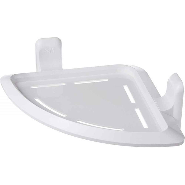 3M Command Damage-Free Hanging Bathroom Corner Shelf 3kg