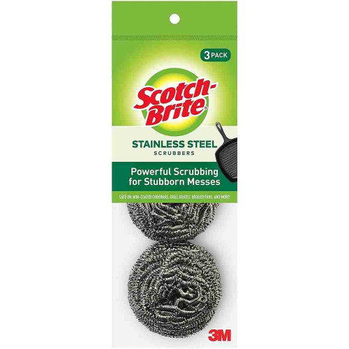 3M Scotch-Brite Metallic Spiral Ball 3'S