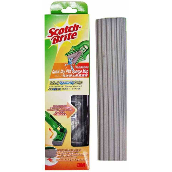 3M Scotch-Brite Quick Dry PVA Sponge Mop Refill