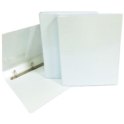 PVC 4D-Ring File w/Lamination 65mm A4 White