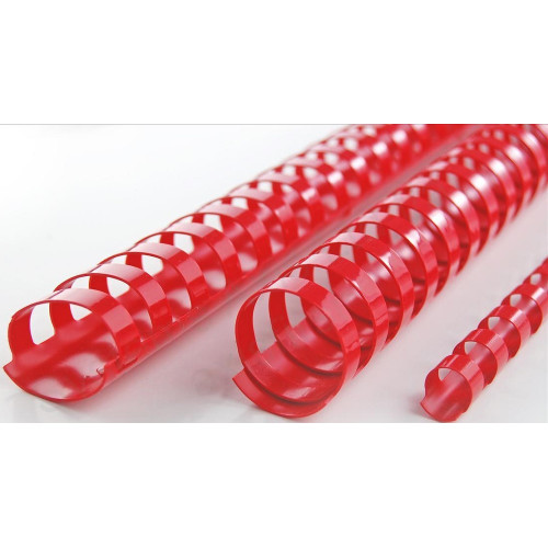 Plastic Binding Ring A4 50'S 25mm Red